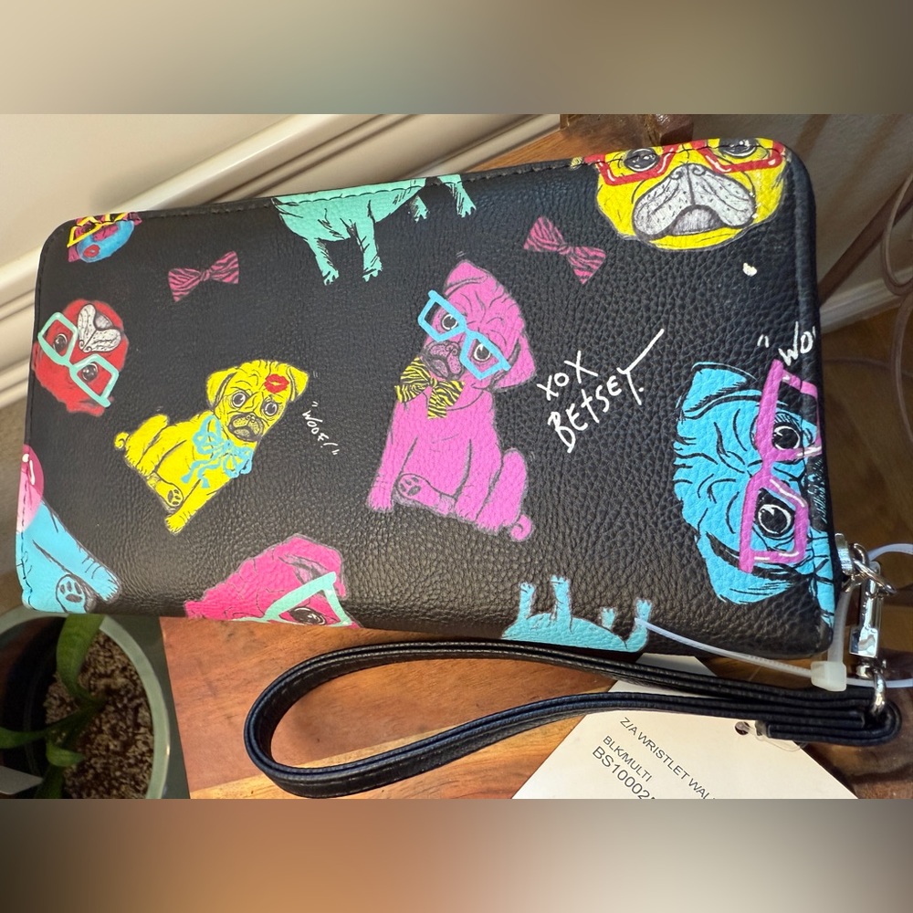 Wristlet Wallet with Cute Dog Designs — Betsey Johnson - Picture 6 of 17